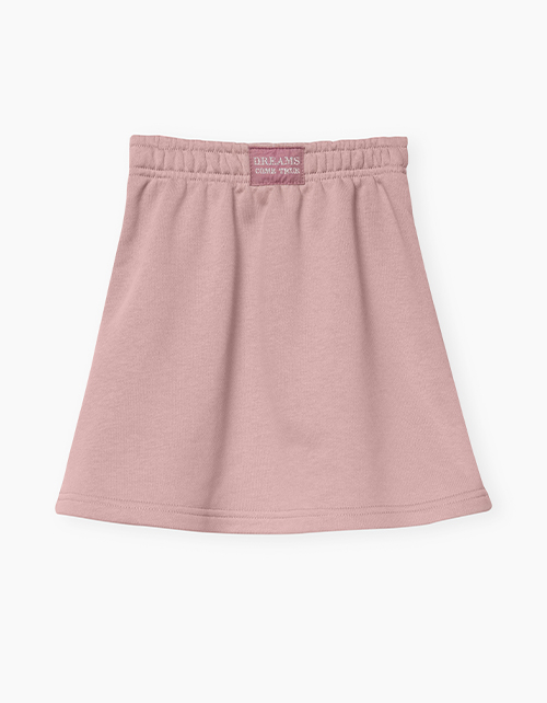 Пепельно-розовая юбка-трапеция Пепельно-розовая юбка-трапеция