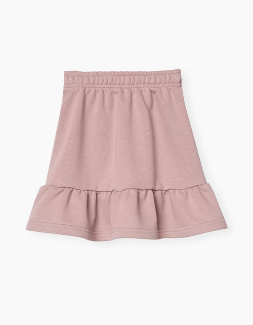 Пепельно-розовая юбка-трапеция Пепельно-розовая юбка-трапеция