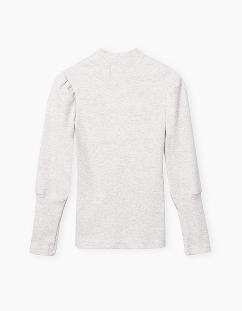 Светло-бежевый гольф для девочки