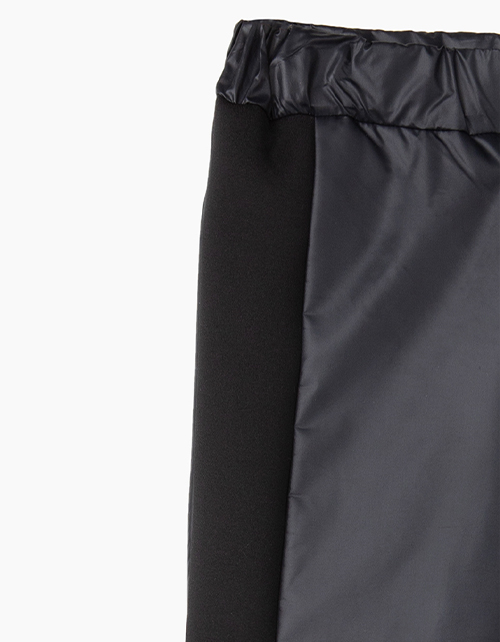 Черные утепленные брюки для девочки