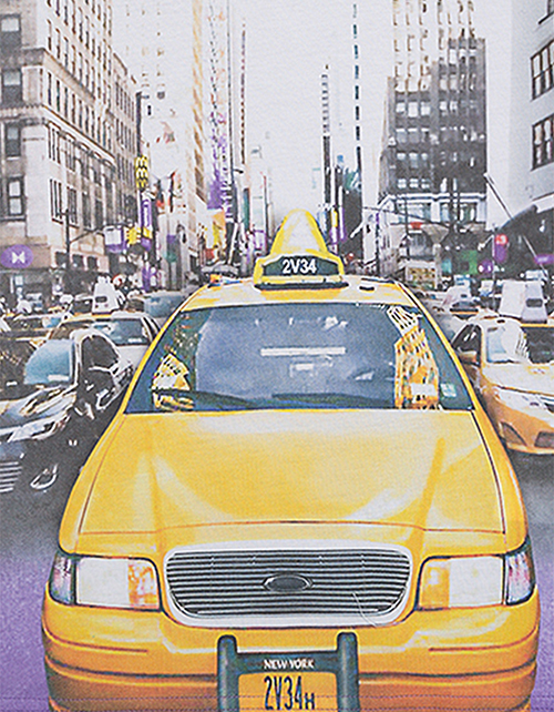 Фиолетовая футболка с принтом для мальчика