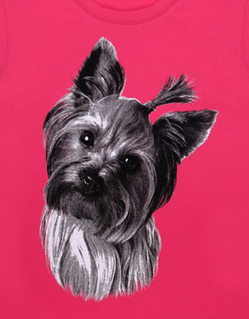 Футболка цвета арбуз для девочки