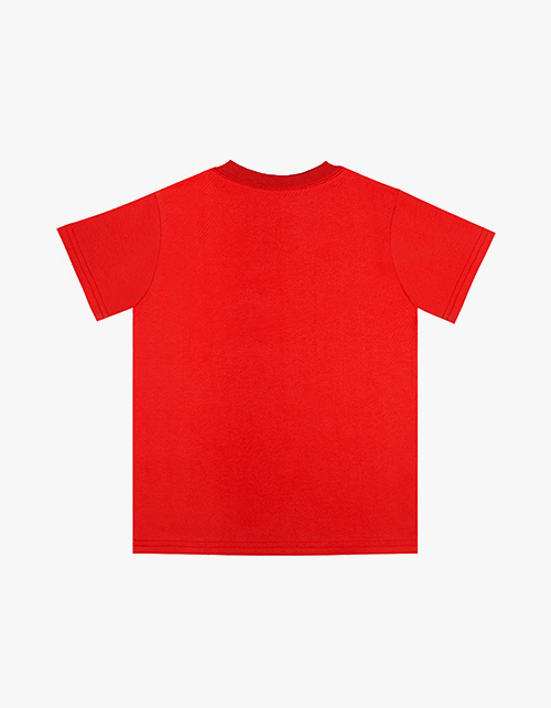 Красная футболка с принтом для мальчика