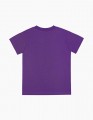 Фиолетовая футболка с принтом для мальчика