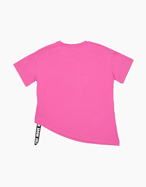Розовая футболка для девочки
