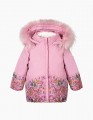Розовая зимняя куртка для девочки