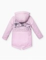 Светло-розовая зимняя куртка для девочки