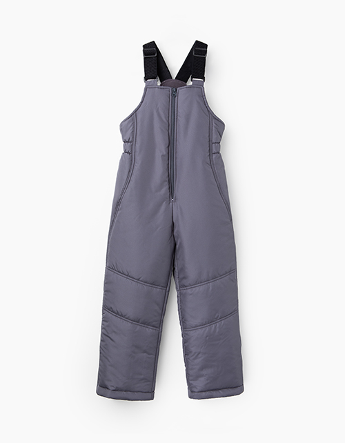 Серый зимний полукомбинезон