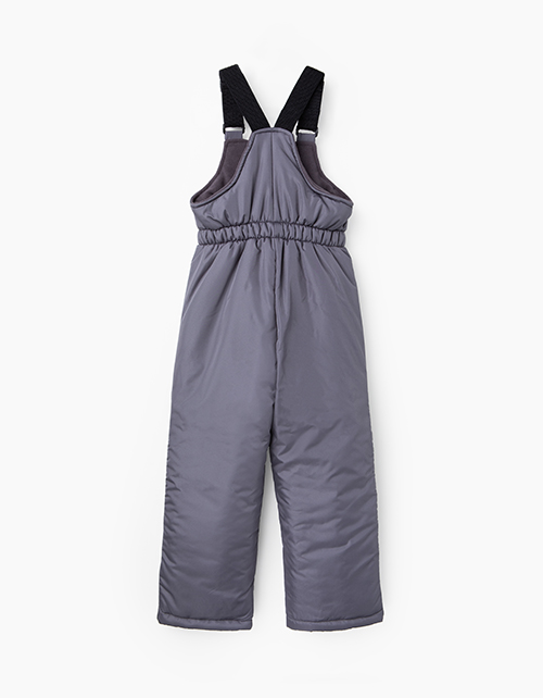 Серый зимний полукомбинезон