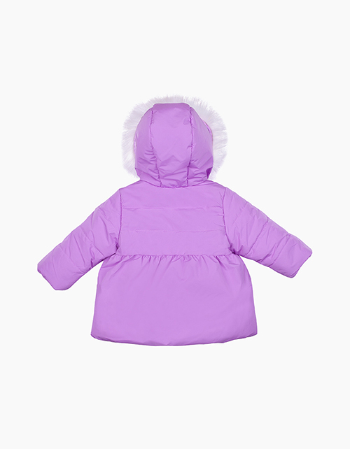Сиреневая зимняя куртка для девочки