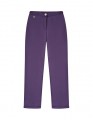 Темно-фиолетовые брюки на синтепоне для девочки