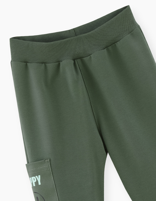 Брюки-джоггеры цвета хаки для мальчика