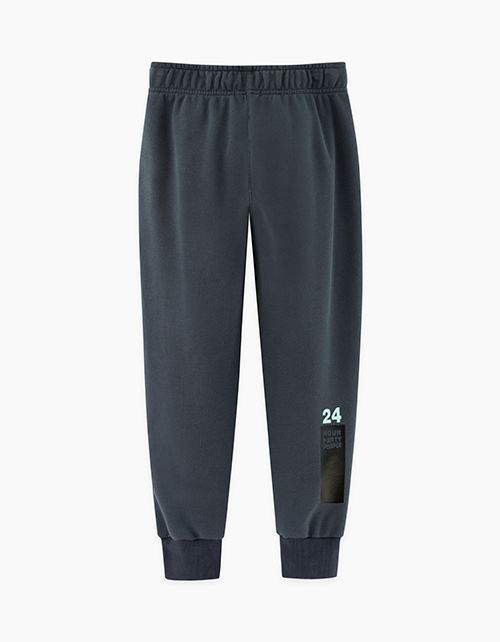 Графитовые брюки-джоггеры для мальчика