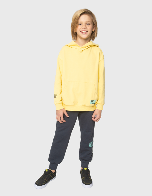 Графитовые брюки-джоггеры для мальчика