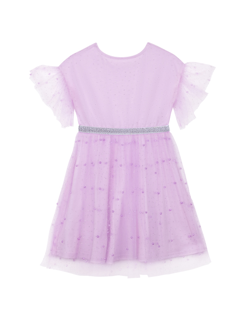 Нарядное сиреневое платье