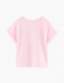 Светло-розовая футболка для девочки