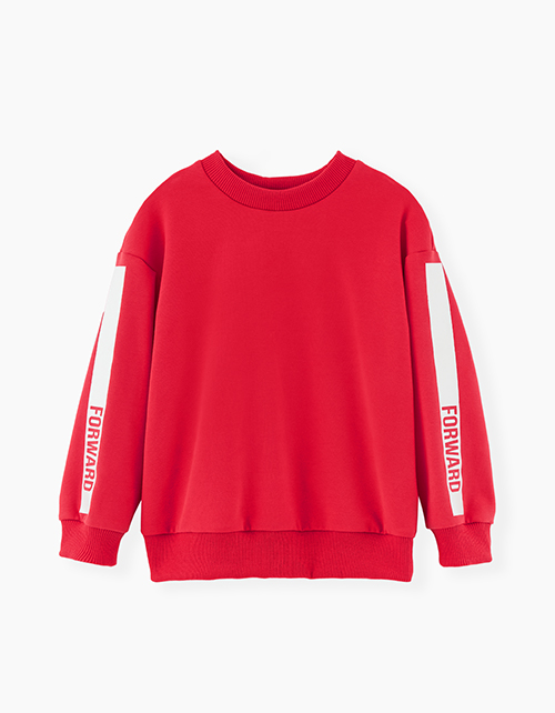 Красный свитшот для мальчика Красный свитшот для мальчика