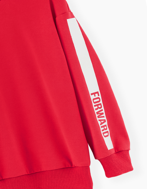 Красный свитшот для мальчика Красный свитшот для мальчика