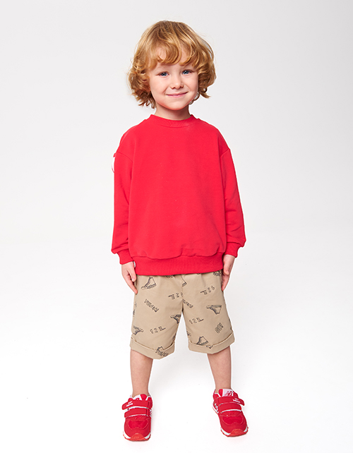 Красный свитшот для мальчика Красный свитшот для мальчика