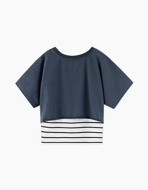 Графитовая футболка для девочки