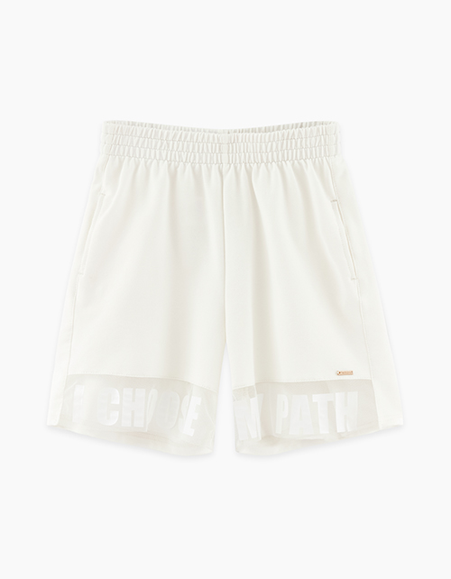 Молочные шорты для девочки