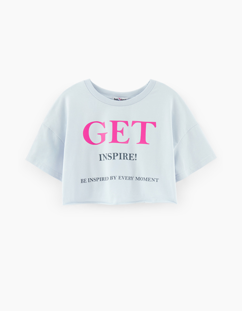 Светло-серый топ