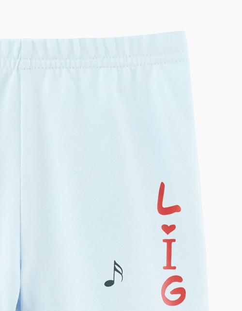 Светло-голубые шорты для девочки