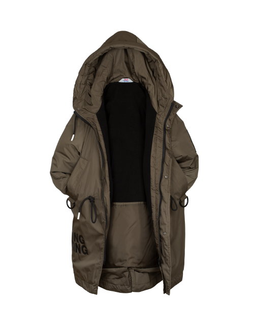 Парка цвета хаки для мальчика