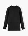 Черный пиджак-трансформер для девочки