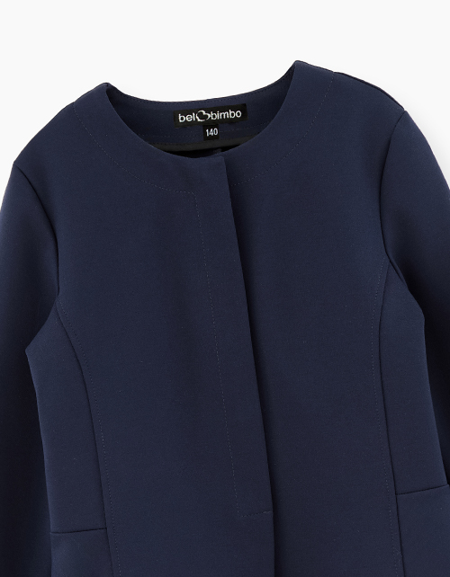 Темно-синий жакет для девочки