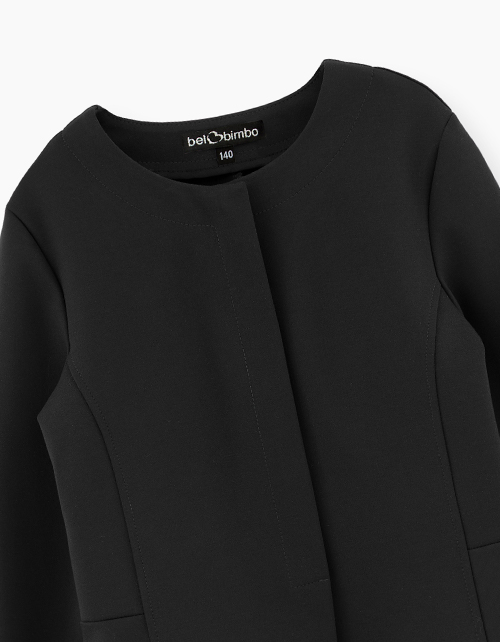 Черный жакет для девочки Черный жакет для девочки