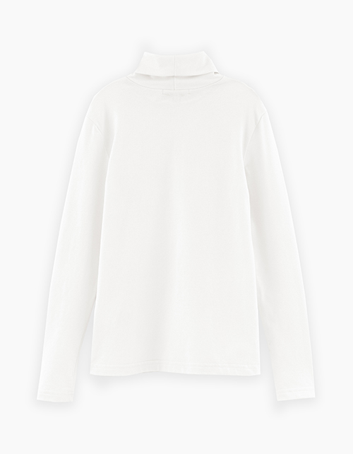 Молочная водолазка для девочки