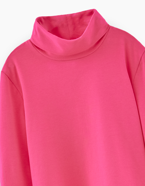 Гольф оттенка маджента для девочки