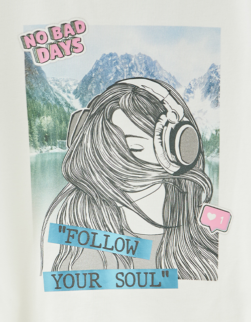 Купить молочную футболку для девочки