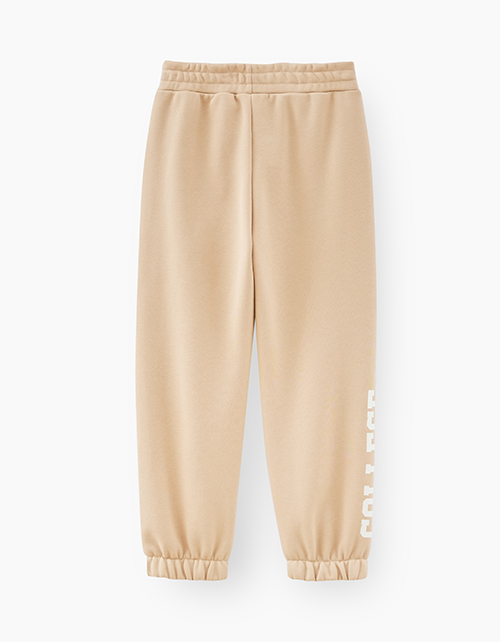 Бежевые брюки-джоггеры для мальчика Бежевые брюки-джоггеры для мальчика