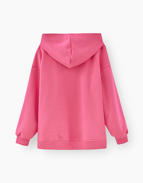 Худи цвета маджента для девочки
