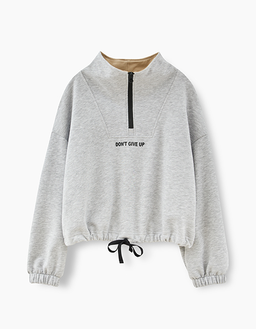 Серый свитшот для девочки Серый свитшот для девочки