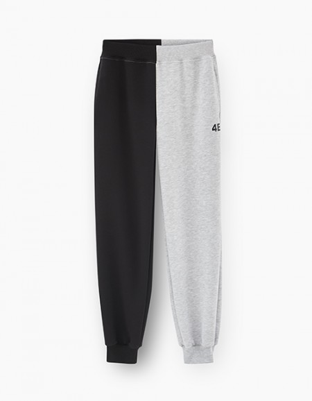 Брюки-джоггеры в стиле колор-блок