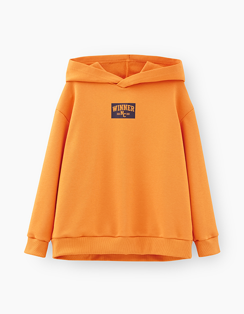 Оранжевое худи для мальчика Оранжевое худи для мальчика