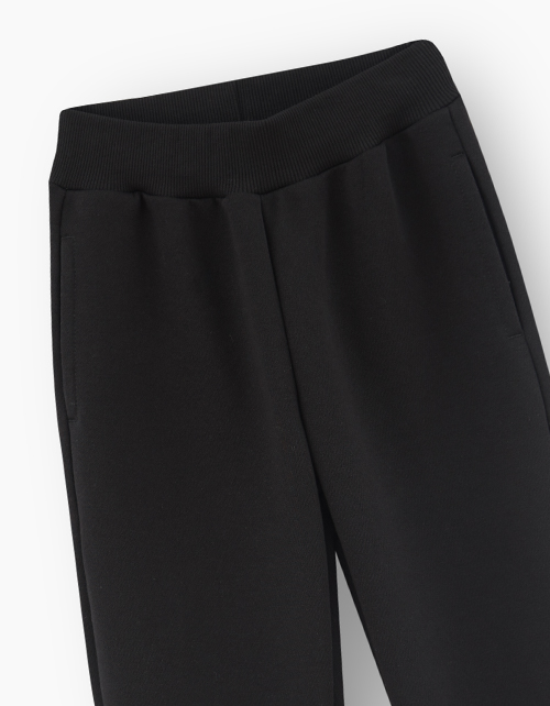 Черные брюки-джоггеры для мальчика