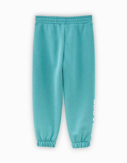 Бирюзовые брюки-джоггеры для мальчика