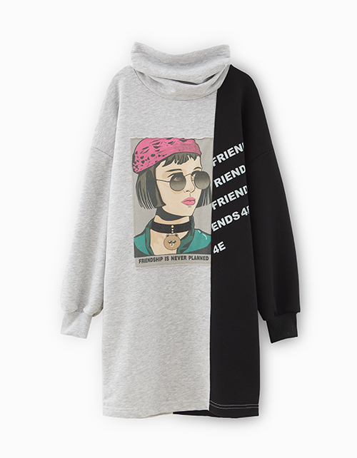 Платье в стиле колор-блок Платье в стиле колор-блок