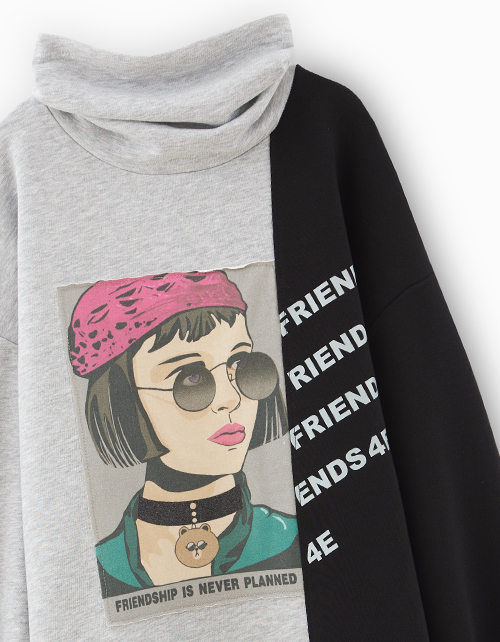 Платье в стиле колор-блок Платье в стиле колор-блок