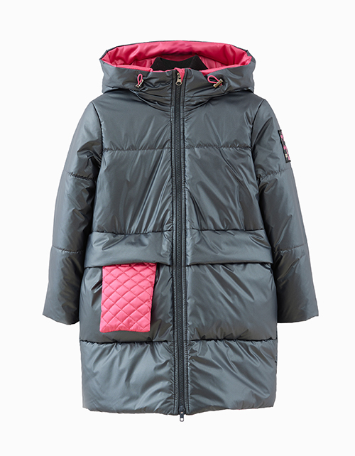 Черная зимняя куртка для девочки