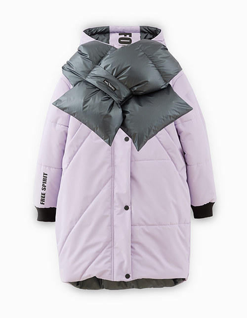 Двусторонняя куртка с лимитированным шарфом