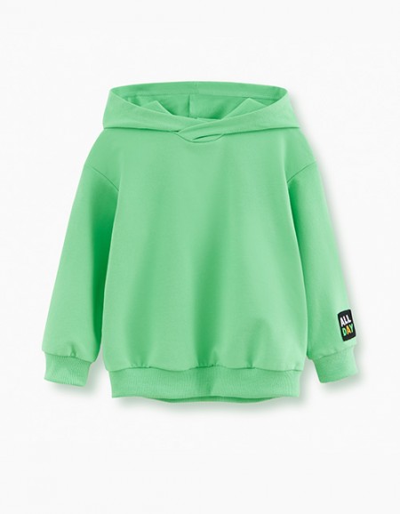 Худи летнего зеленого оттенка для мальчика