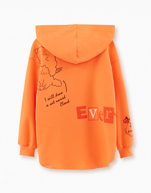 Жакет-рубашка с капюшоном для девочки