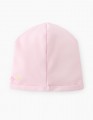 Светло-розовая шапка для девочки