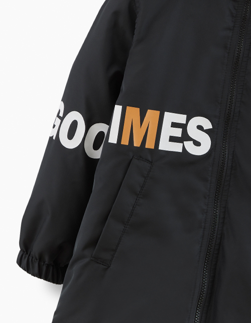 Черная весенняя куртка для мальчика