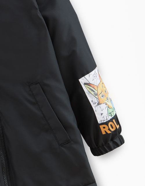 Черная весенняя куртка для мальчика